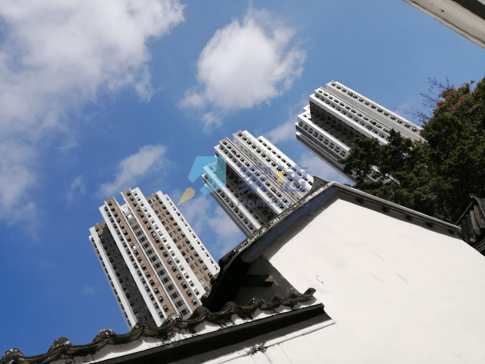 三棟屋村 屋苑外觀