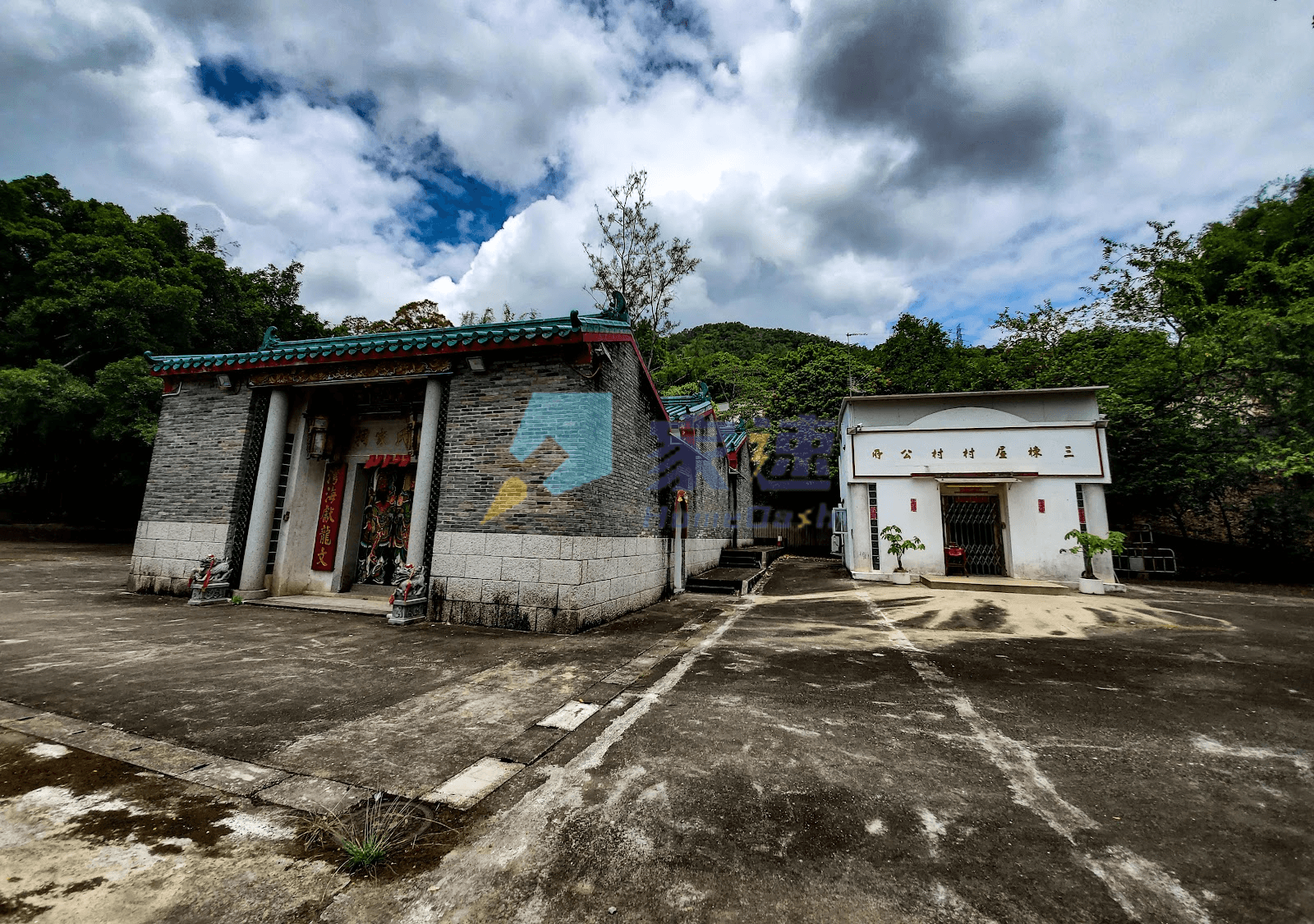 荃灣老圍 屋苑外觀