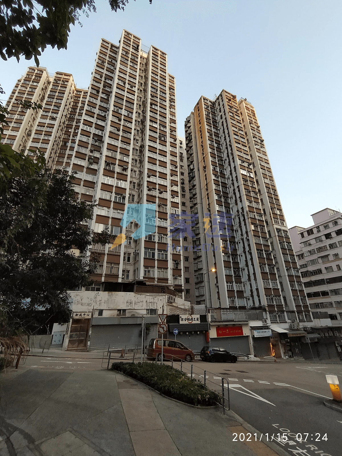 新成中心 屋苑外觀