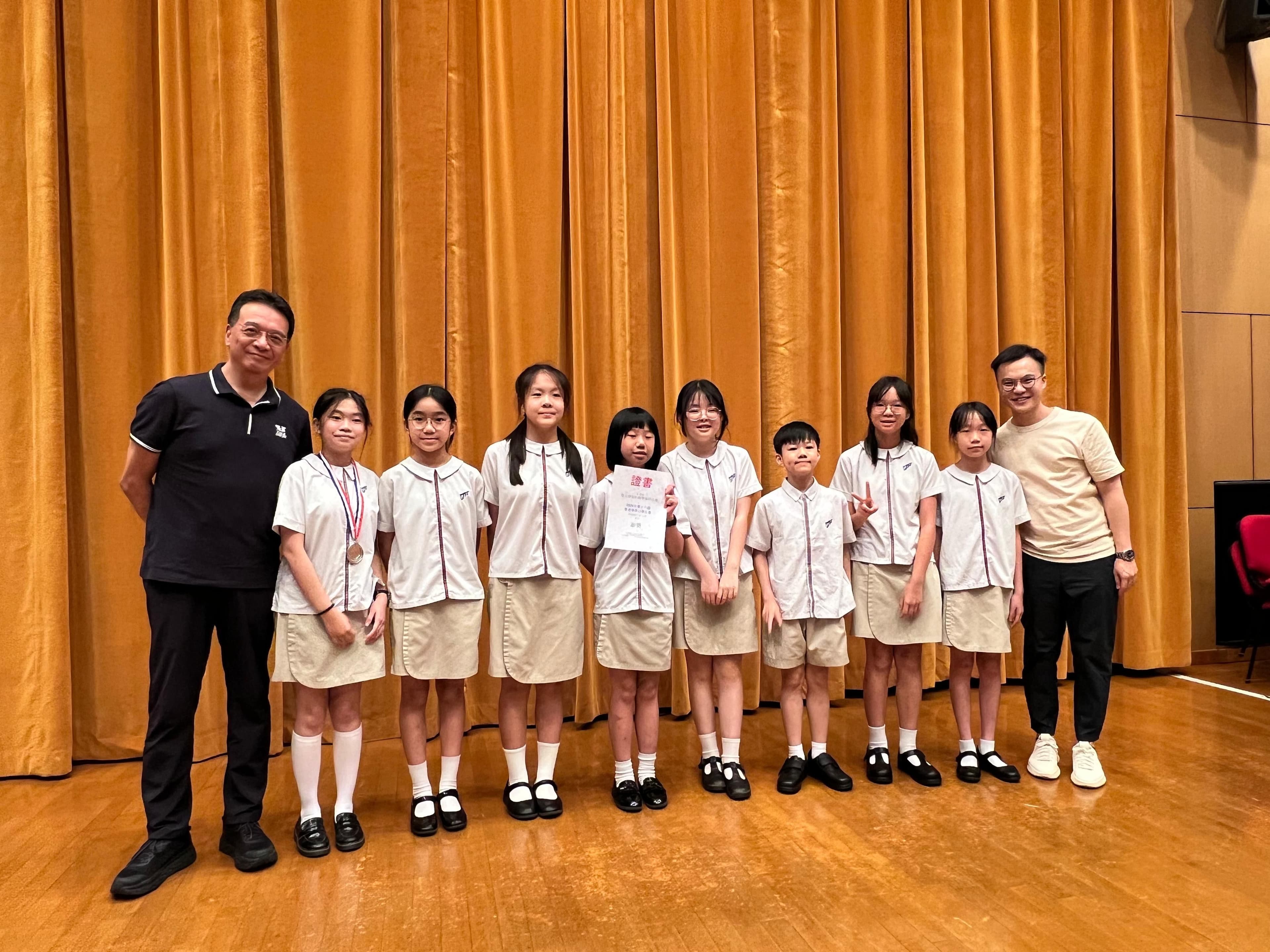 聖公會聖約翰曾肇添小學 2024年第十八屆香港學界口琴比賽初級組樂團冠軍
