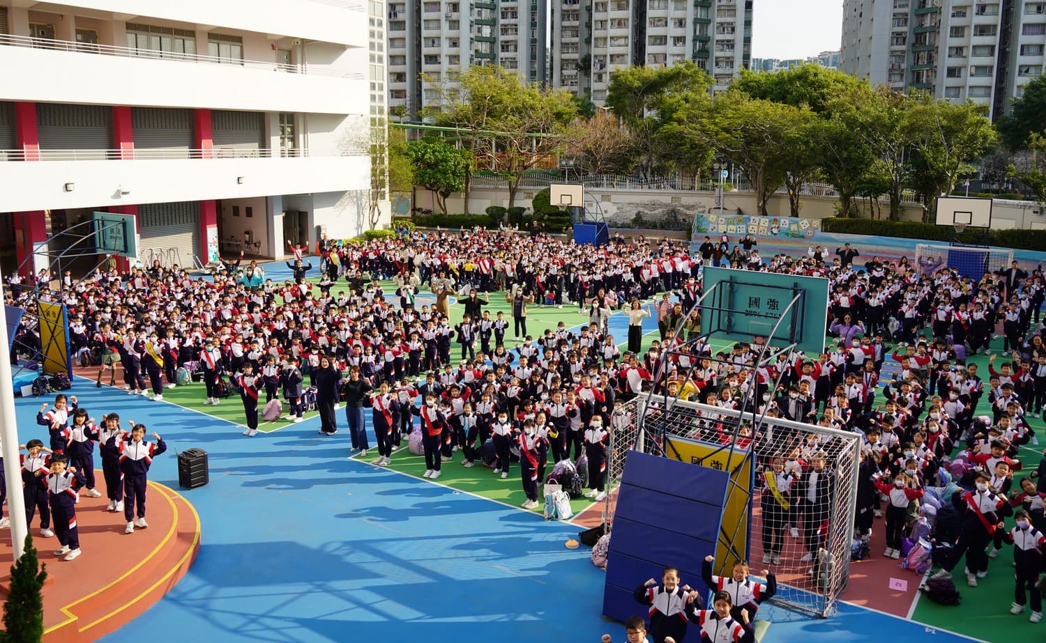 馬頭涌官立小學(紅磡灣) 學生早操