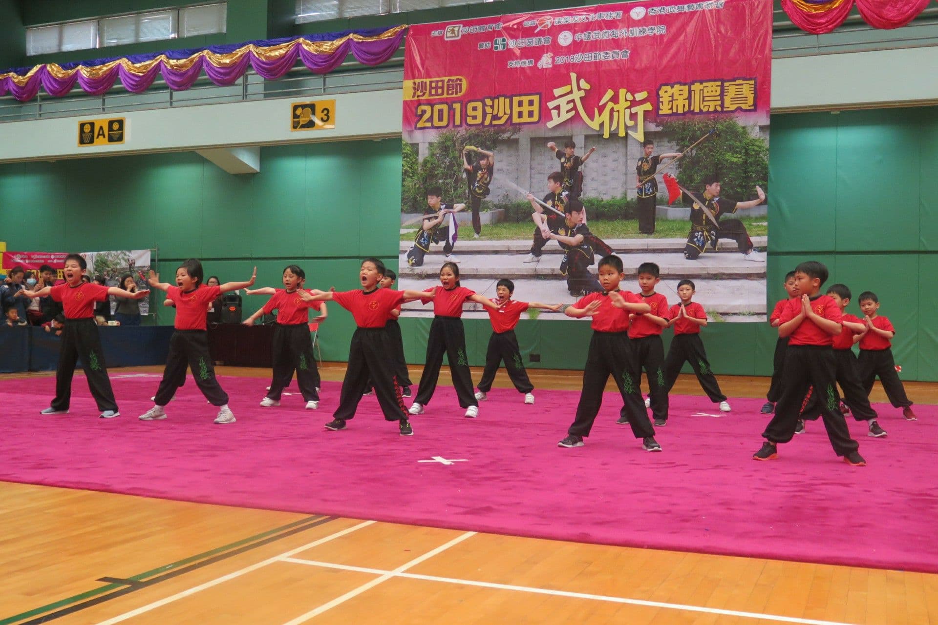 世界龍岡學校黃耀南小學 沙田武術錦標賽
