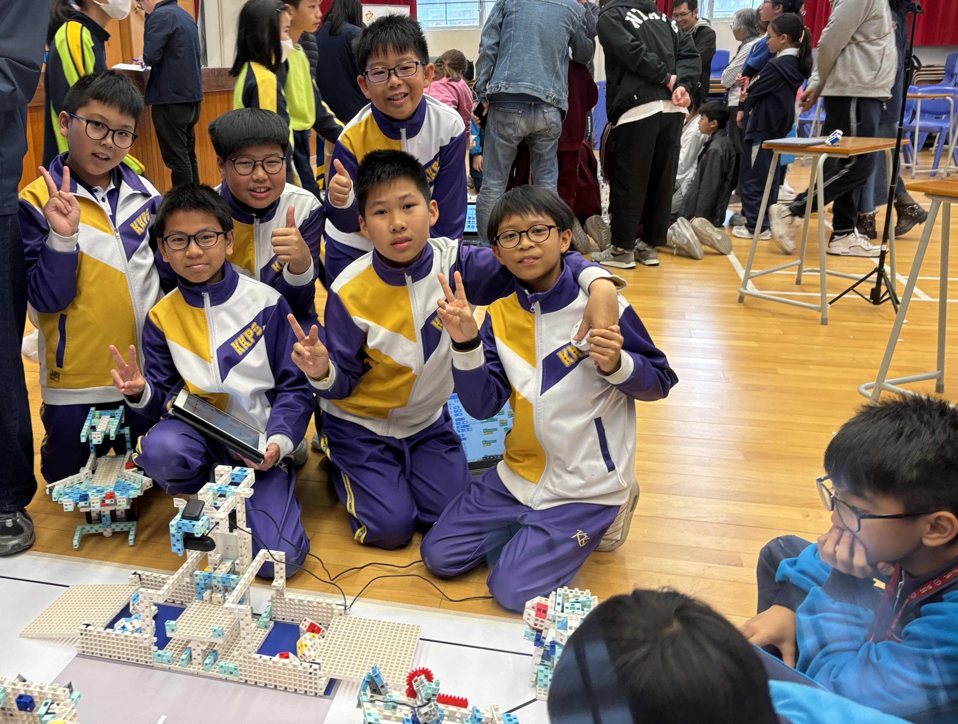 中華基督教會長洲堂錦江小學 小學機械人搶包山邀請賽