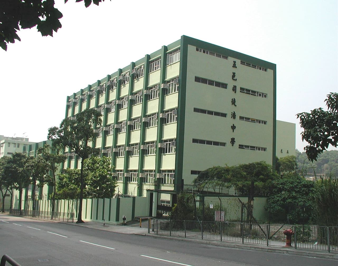 五邑司徒浩中學校舍相片