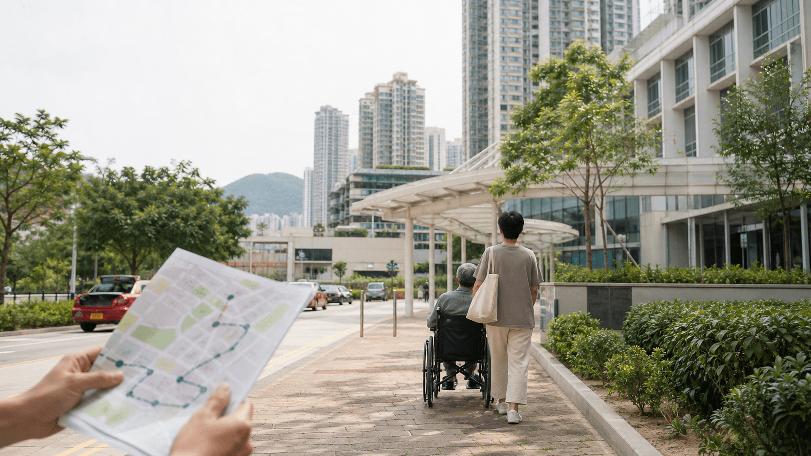 香港醫院附近屋苑與無障礙路線規劃,長者家庭比較住宅和急症室距離