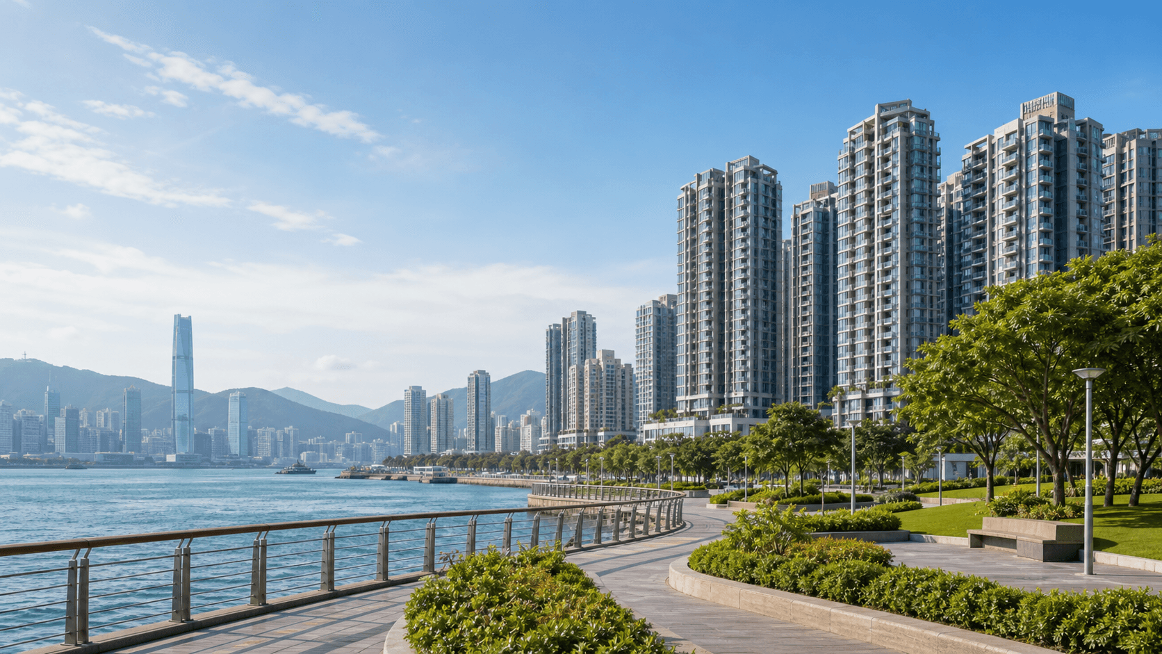 海濱公園附近屋苑:維港海旁、將軍澳海濱、荃灣西比較封面圖片