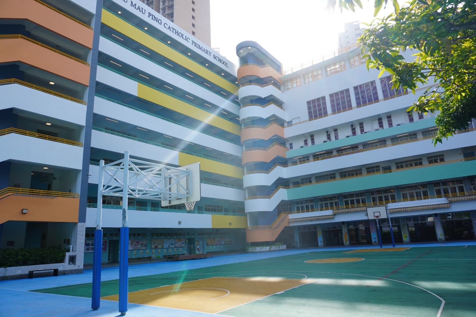 秀茂坪天主教小學 校舍相片