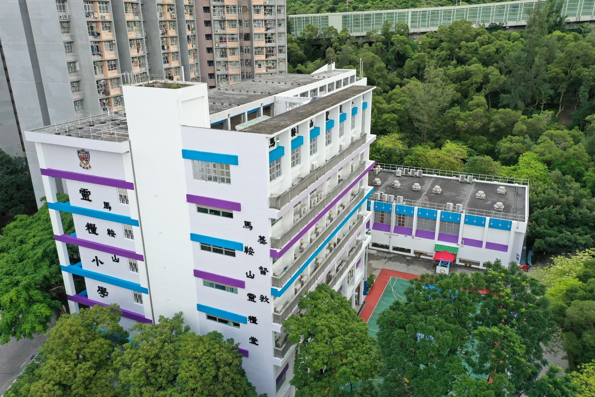 馬鞍山靈糧小學 校舍相片