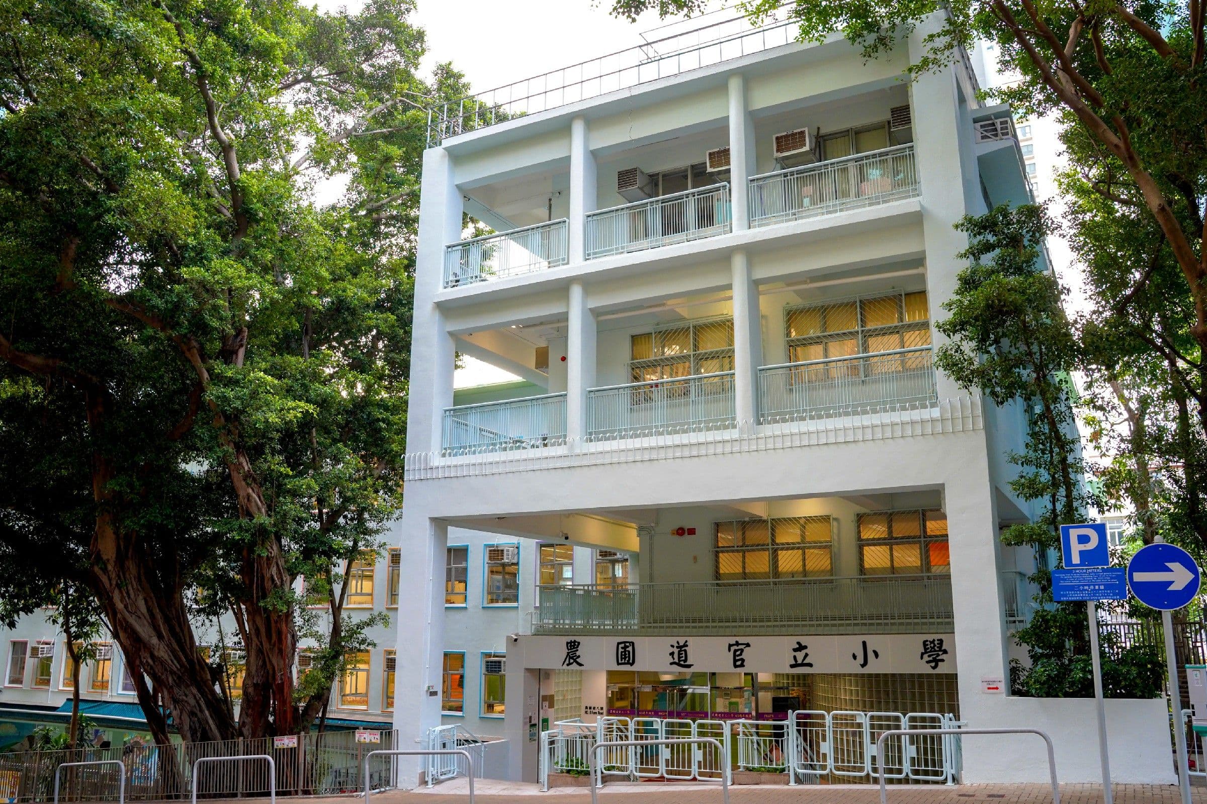 農圃道官立小學 校舍相片